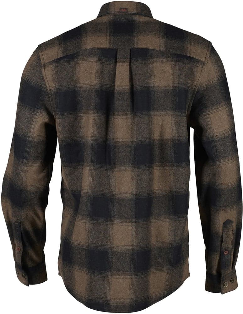 M's Lynx Wool Shirt Dark Sand, view: 2