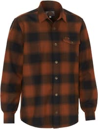 M's Lynx Wool Shirt Dark Orange - view: 0
