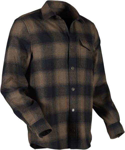 M's Lynx Wool Shirt Dark Sand, view: 1