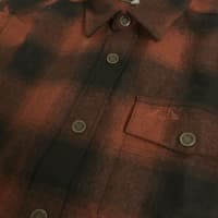 M's Lynx Wool Shirt Dark Orange - view: 4