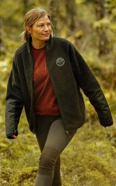 M's Ultra Pile Sweater Forest Green, view: 3