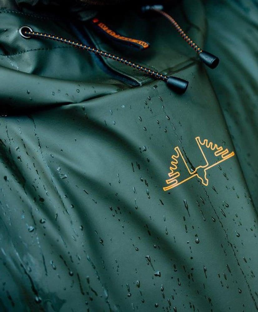 Crest Poncho Rain Gear Green, view: 3