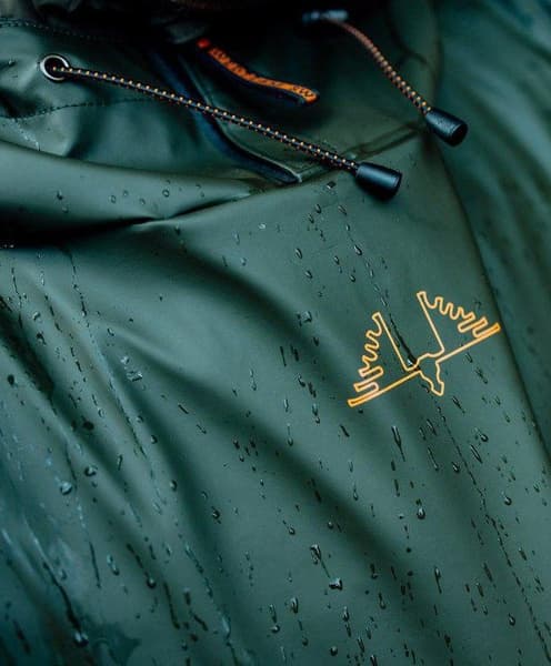 Crest Poncho Rain Gear Green, view: 3