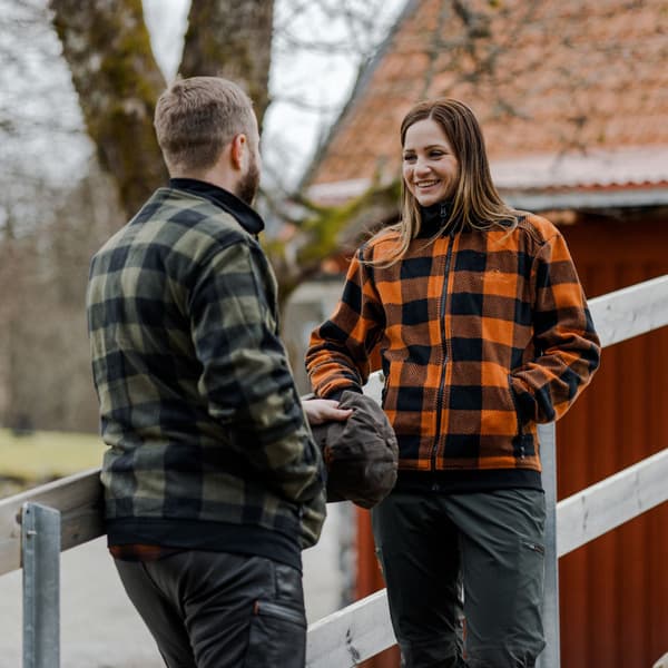 Lynx M Sweater Full-zip Hunting Green, view: 1