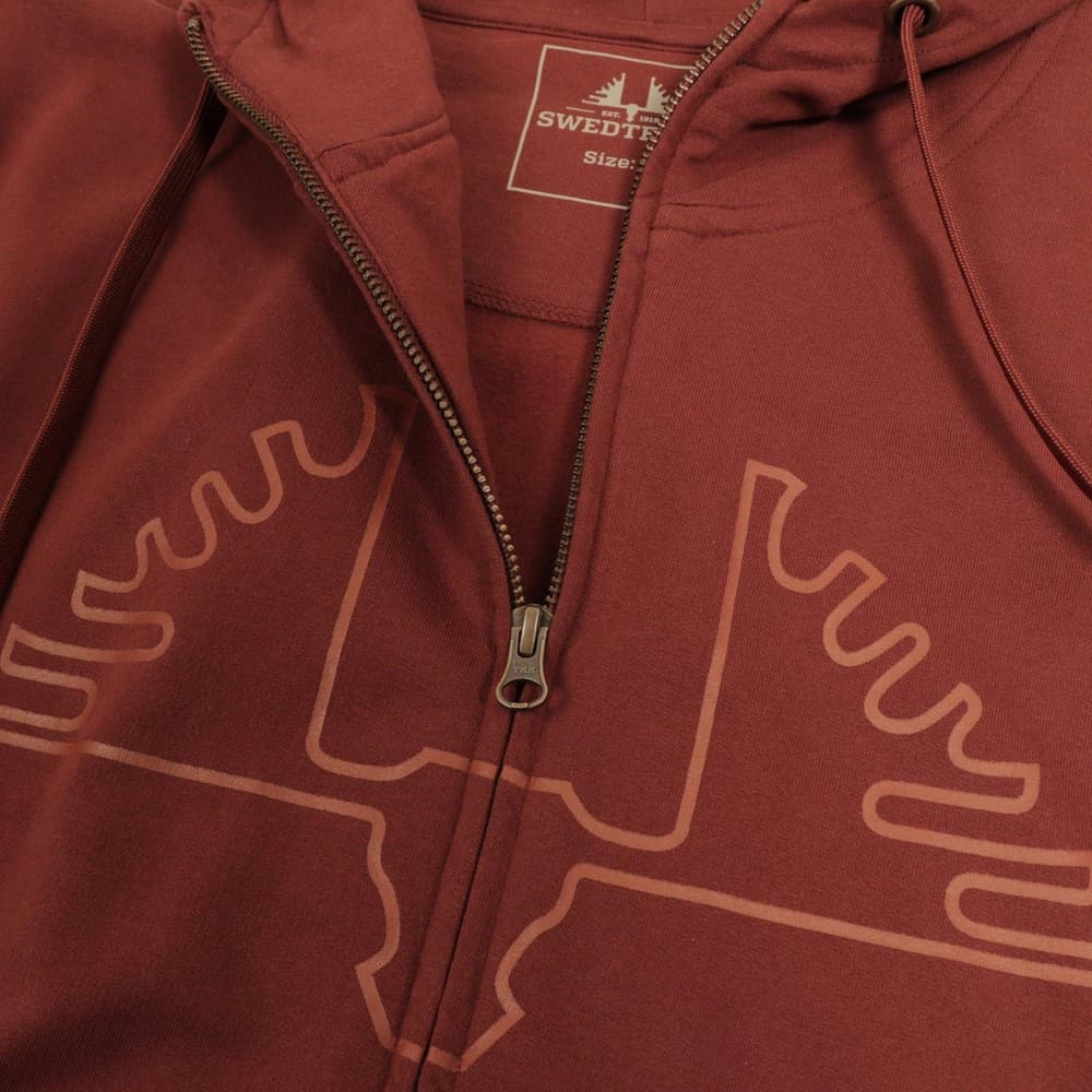 M's Ultra Hoodie Sweater Dark Orange, view: 3