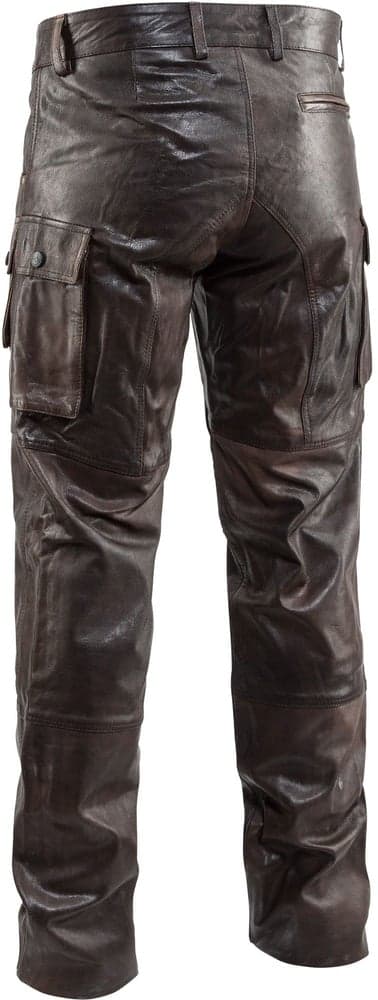 Bull Leather Trousers Men, view: 1