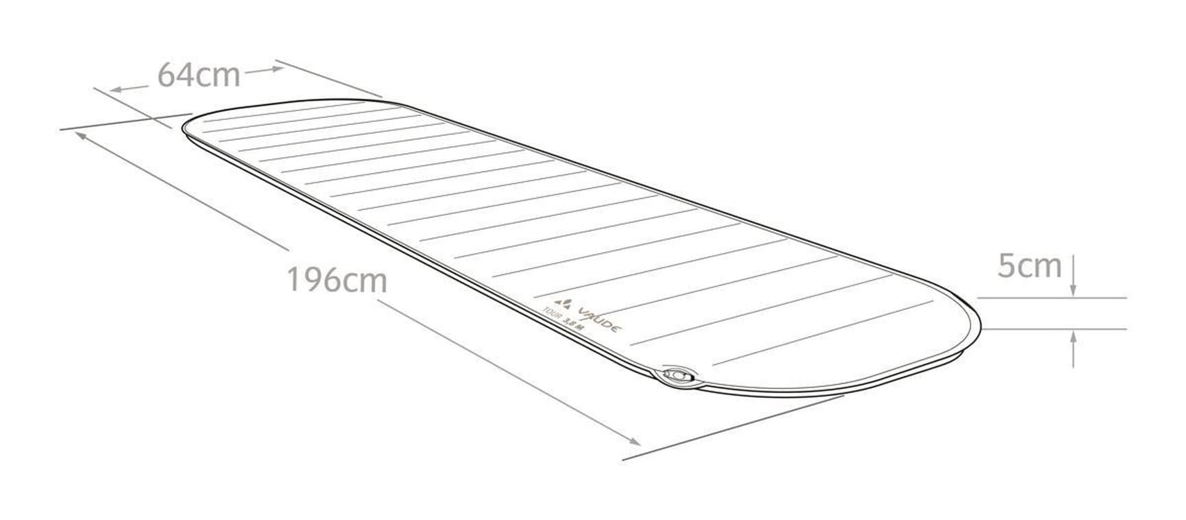 Tour 5 L 196 cm Redwood, view: 4