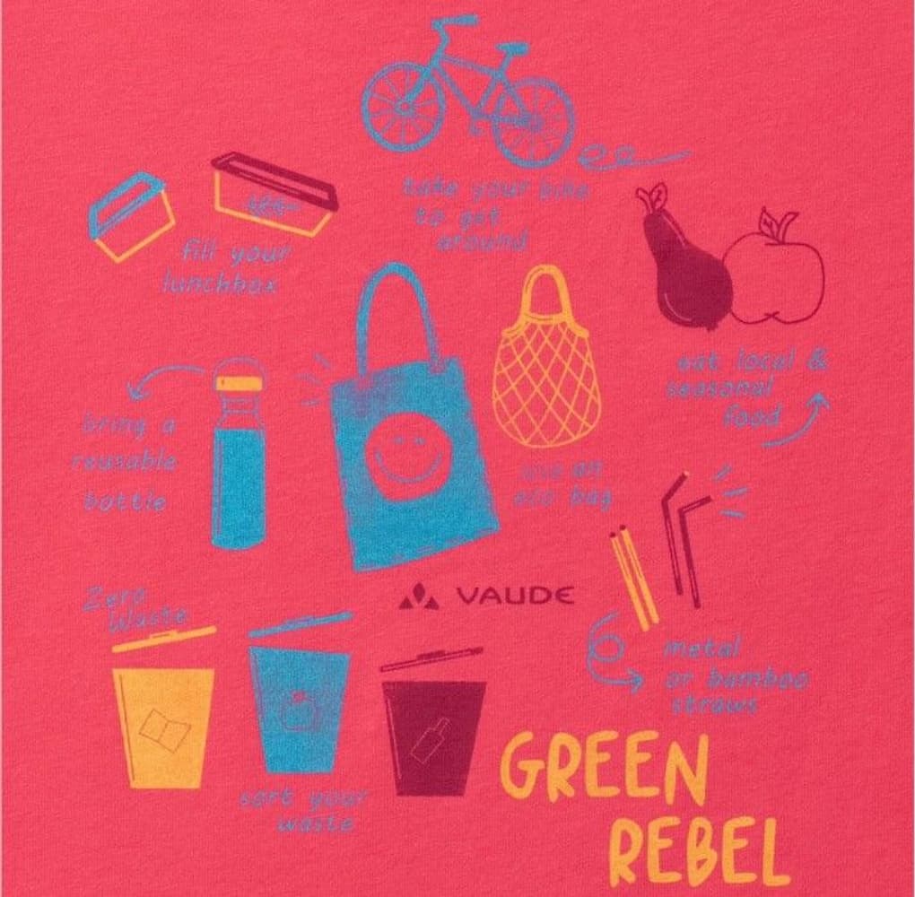 Kids Lezza T-Shirt Bright Pink, view: 4