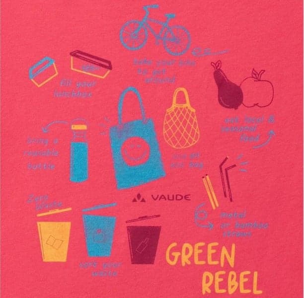 Kids Lezza T-Shirt Bright Pink, view: 4