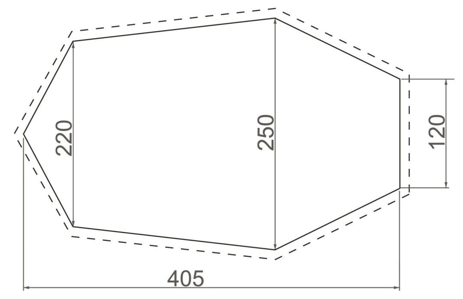 Fotprint Space XT 4P Bark, view: 1