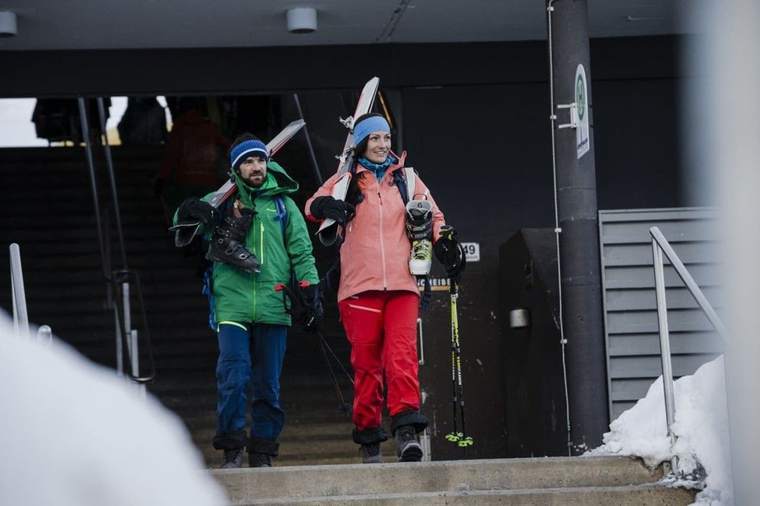 W's Back Bowl Ski Pants IV Steelblue, view: 3