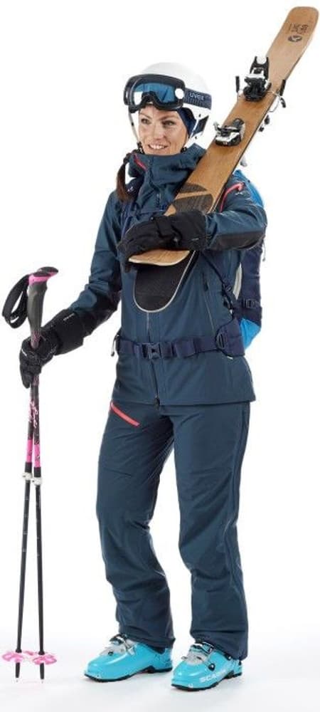 W's Back Bowl Ski Pants IV Steelblue, view: 1