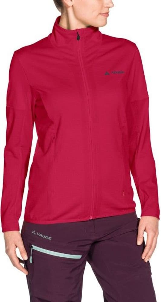 W's Back Bowl FZ Fleece Jacket Cranberry, view: 2