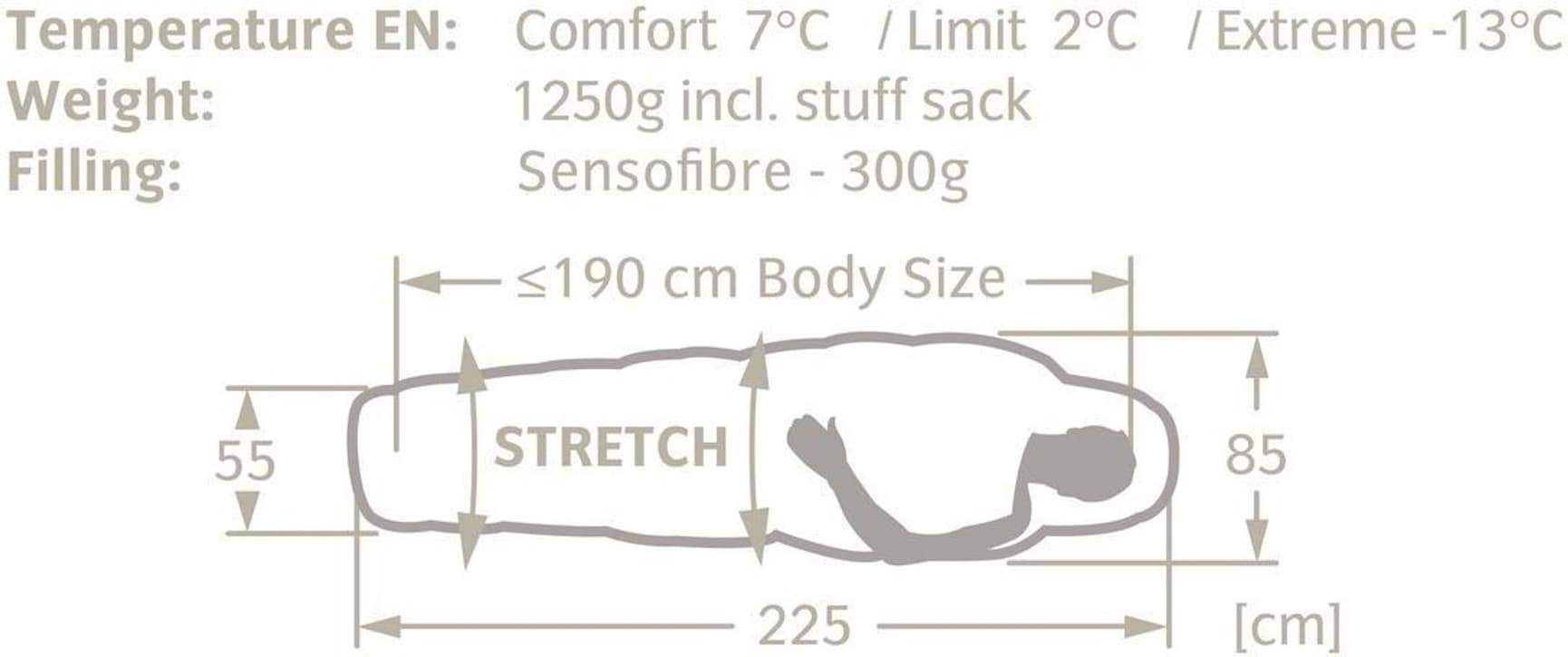 Meglis 300 Syntetsovsäck 2°C Marigold, view: 1