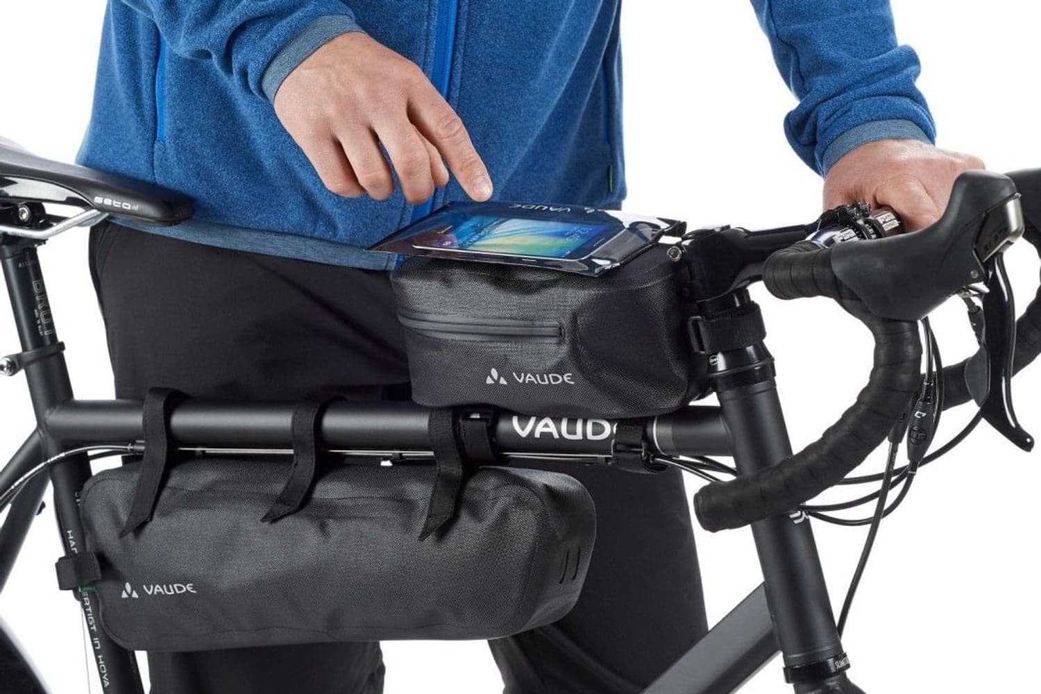 CarboGuide Bag Aqua Cykelväska Black, view: 2