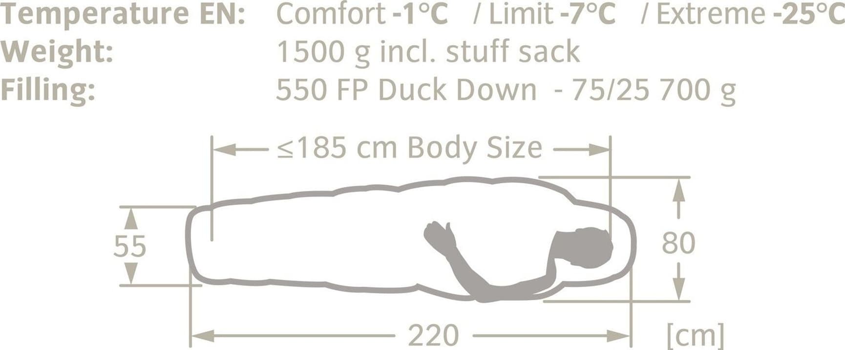 Marwees 700 Dunsovsäck -7°C Orange Orange Madder, view: 1