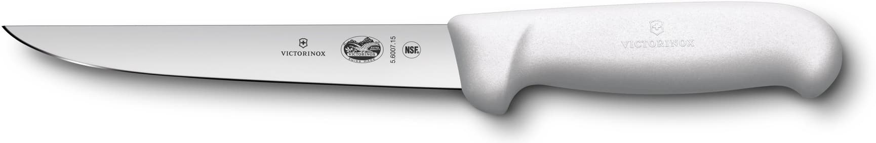 Urbeningskniv 15 cm rakt brett blad Fibrox Vit, view: 0