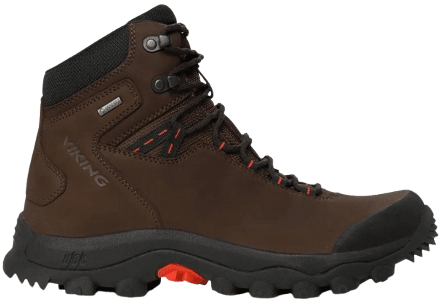 M's Villrein Mid GTX Dark Brown/Red, view: 0