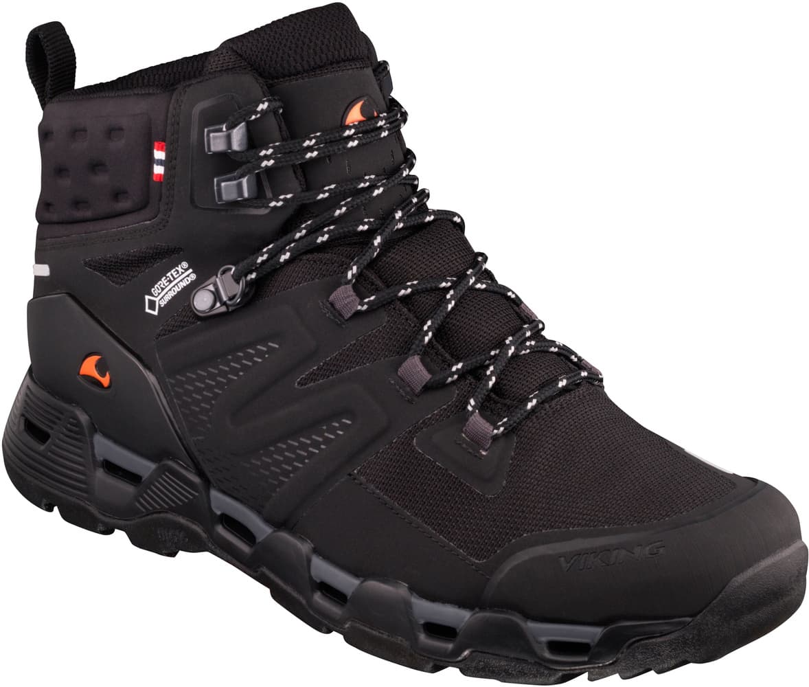 Viking Kuling Mid III GTX Men's Hiking Boots Black, view: 0