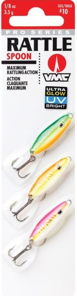 Rattle Spoon Kit #10 3,5gr Glow UV 3-pack, view: 0