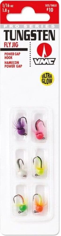 Tungsten Fly Jig Kit #12 0,9gr Glow 6-pack, view: 0
