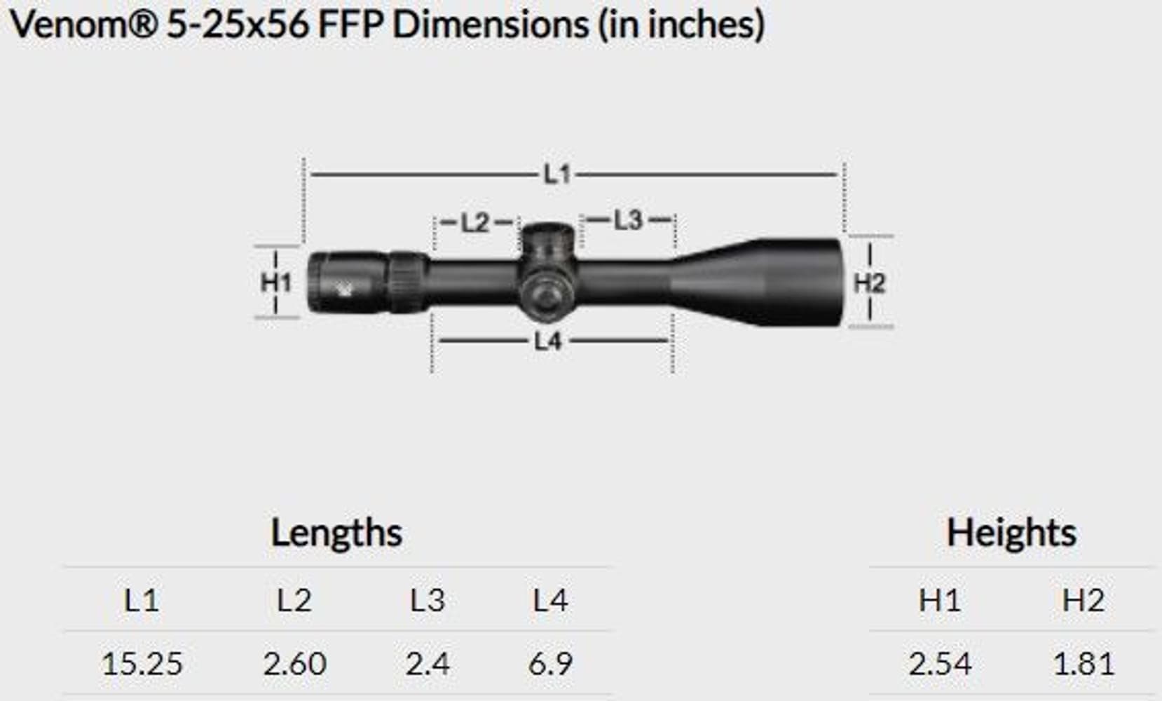 Venom 5-25x56 FFP, view: 4