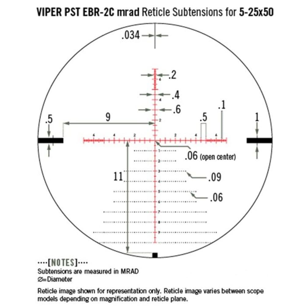 Viper PST Gen 2 5-25X50 FFP EBR-2C, view: 4