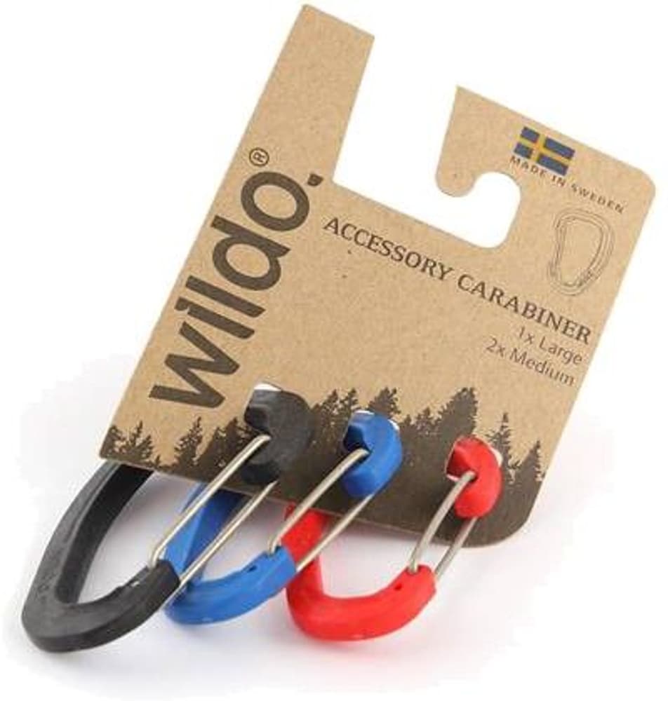 Carabiner Set 2M+1L Classic Olive/Red/Navy, view: 0