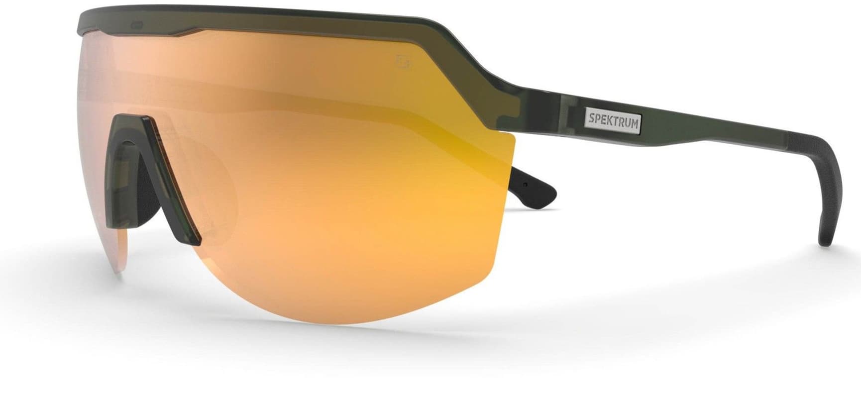 Blank Sunglasses Moss Green Gold Lens, view: 0