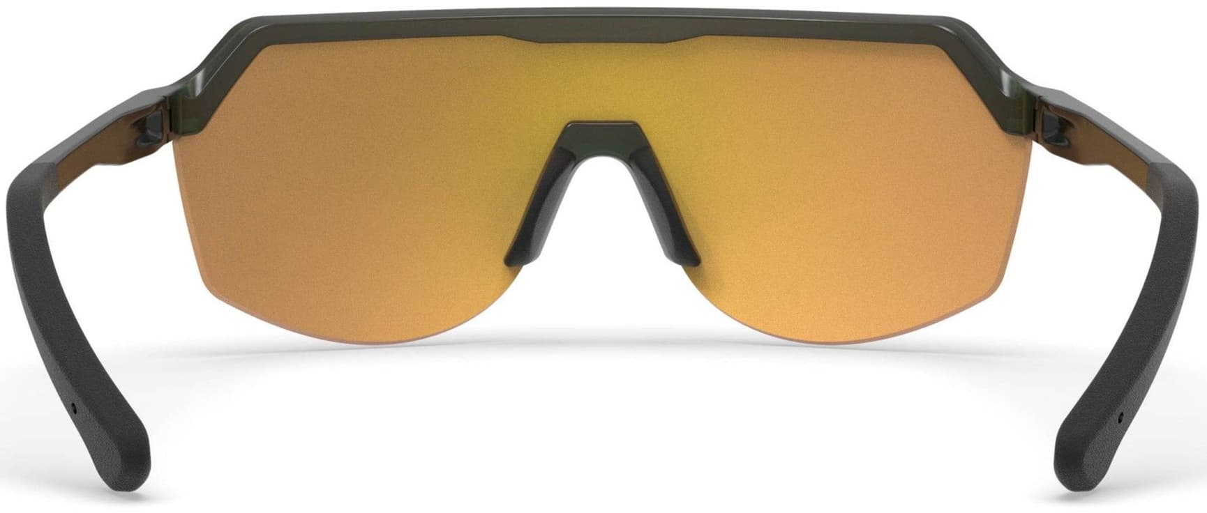 Blank Sunglasses Moss Green Gold Lens, view: 3