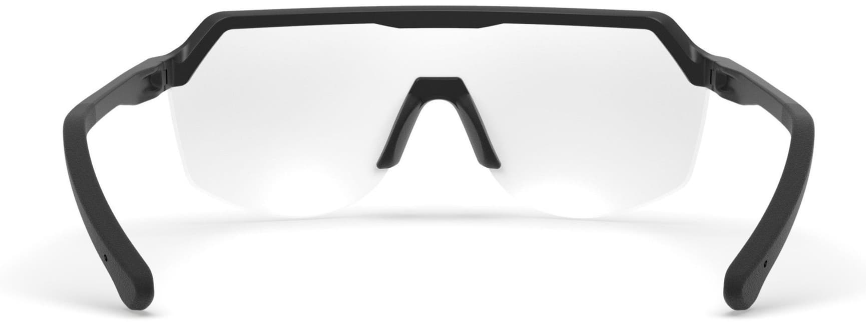 Blank Sunglasses Black with Clear Lens, view: 2