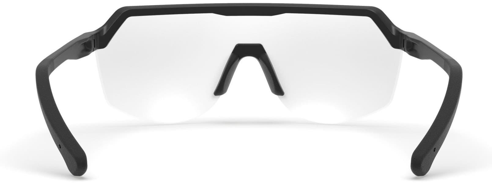 Blank Sunglasses Black with Clear Lens, view: 2