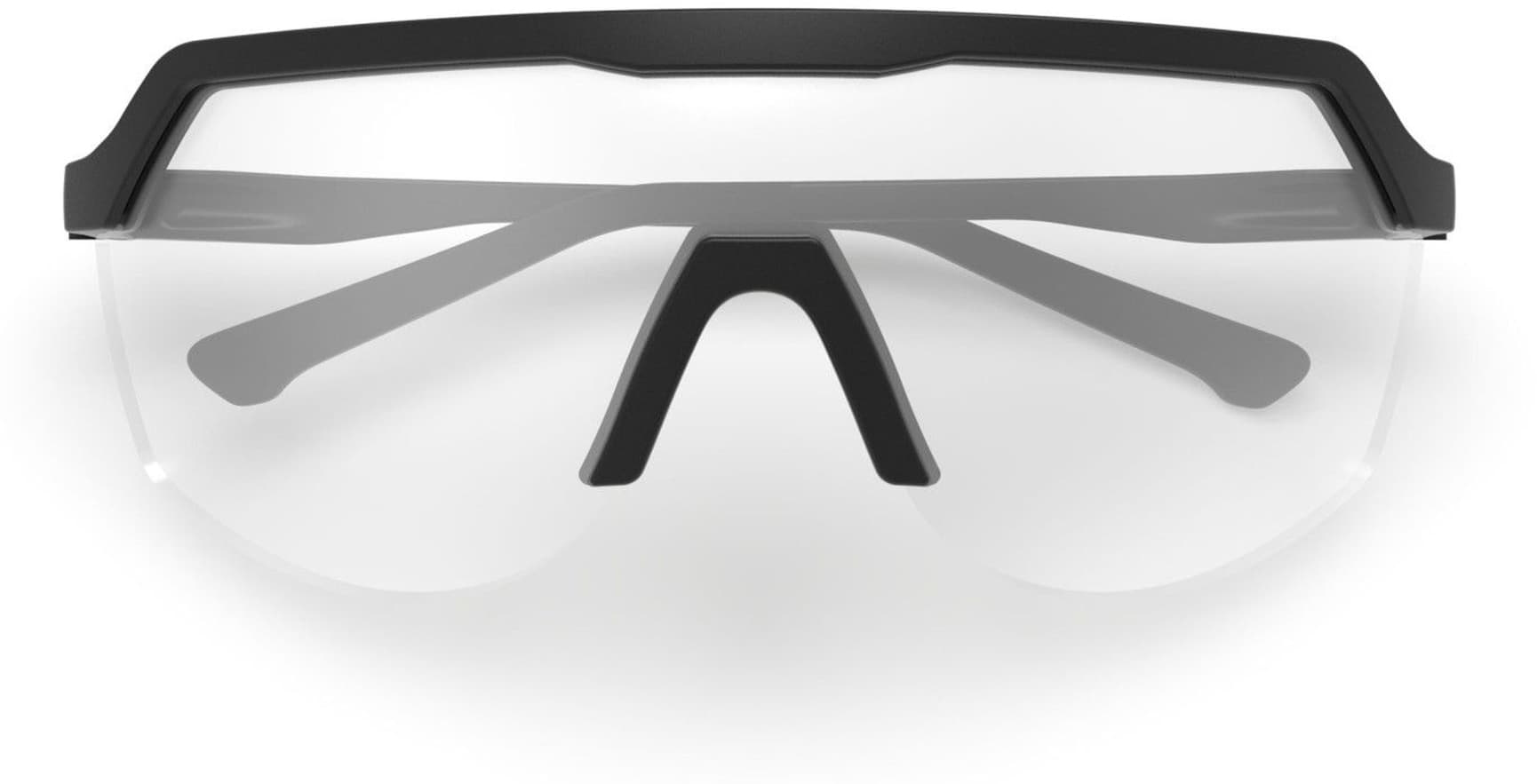 Blank Sunglasses Black with Clear Lens, view: 4