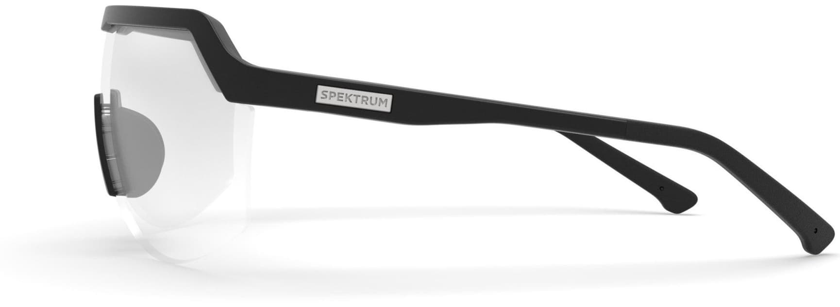 Blank Sunglasses Black with Clear Lens, view: 1