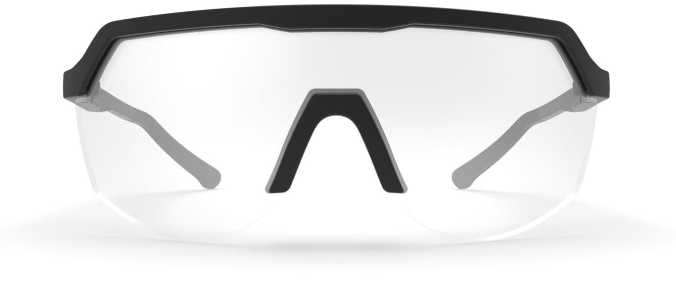 Blank Sunglasses Black with Clear Lens, view: 3