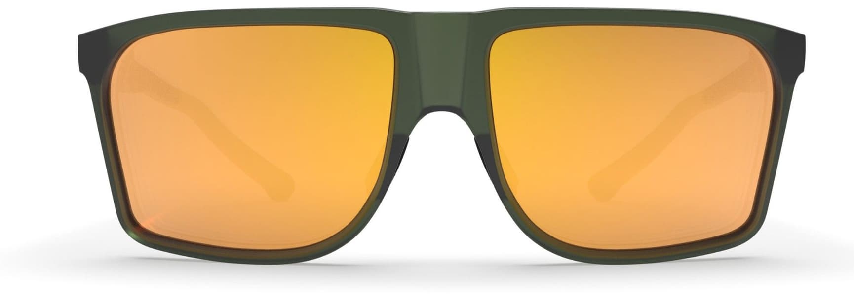 Kall Sunglasses Moss Green with Gold Lens, view: 3