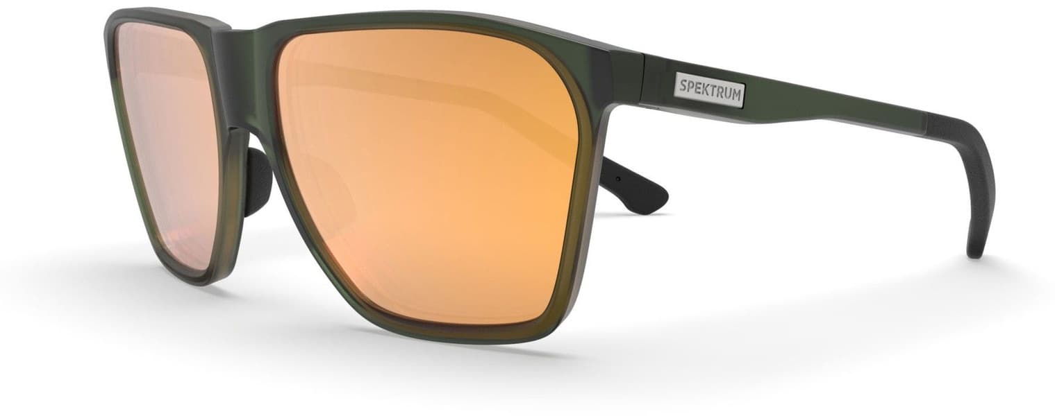 Anjan Sunglasses Moss Green with Gold Lens, view: 0