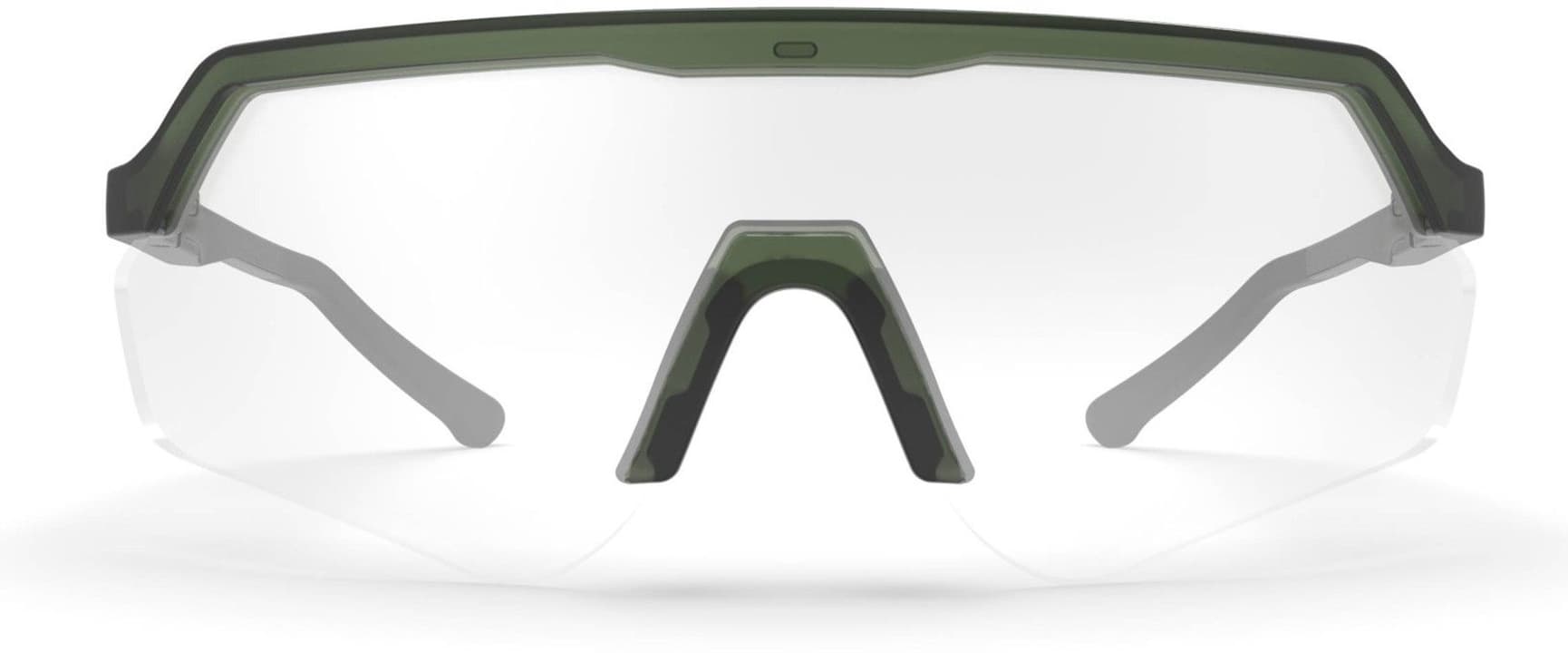 Blankster Sunglasses Moss Green Clear Lens, view: 1