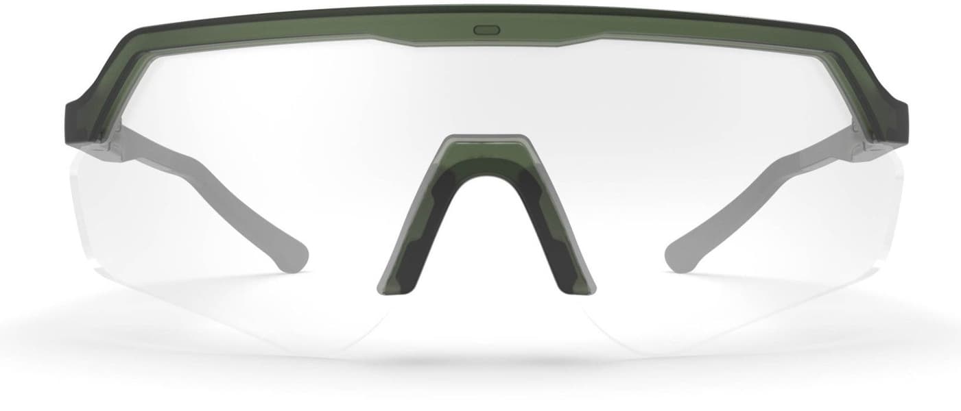 Blankster Sunglasses Moss Green Clear Lens, view: 1