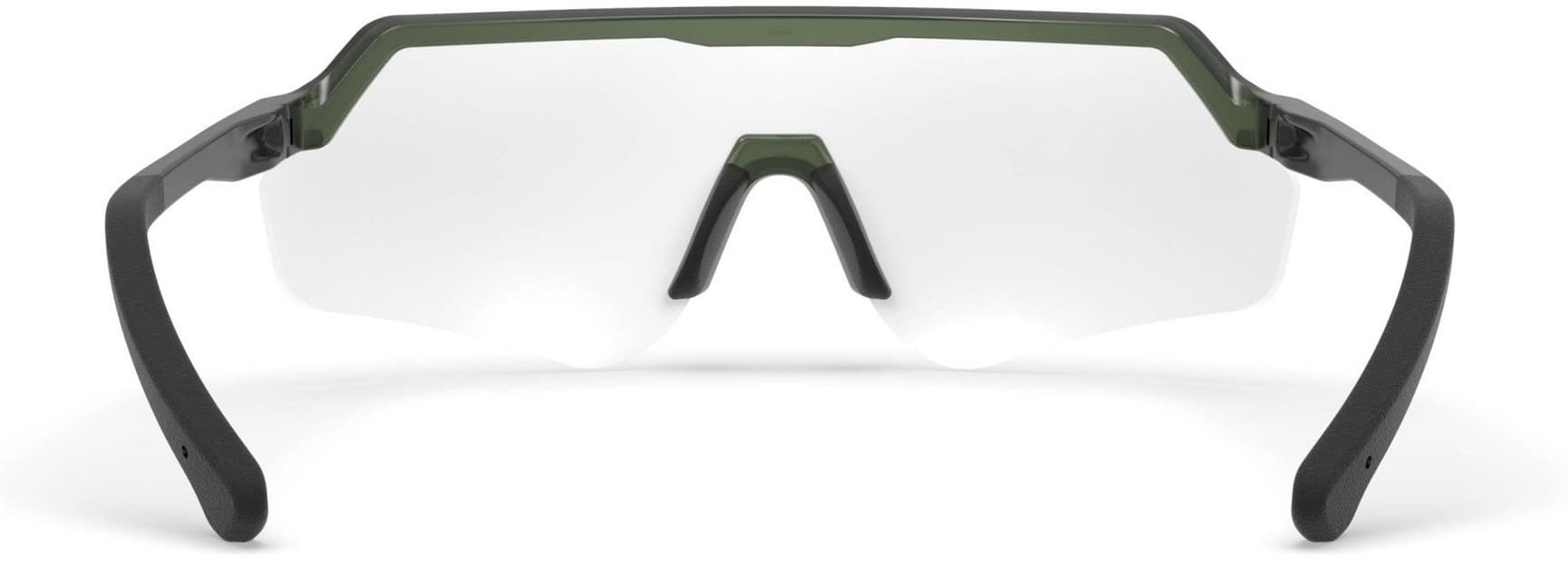 Blankster Sunglasses Moss Green Clear Lens, view: 3