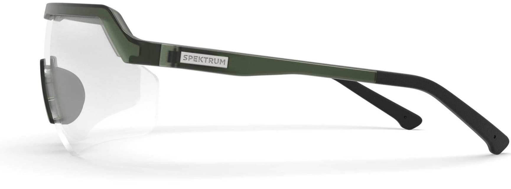 Blankster Sunglasses Moss Green Clear Lens, view: 2