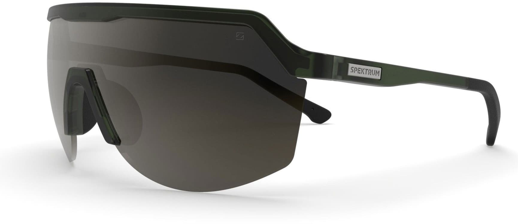 Blank Sunglasses Moss Green with Brown Lens, view: 0