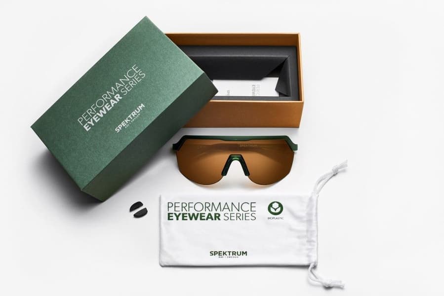 Blank Sunglasses Moss Green with Brown Lens, view: 6