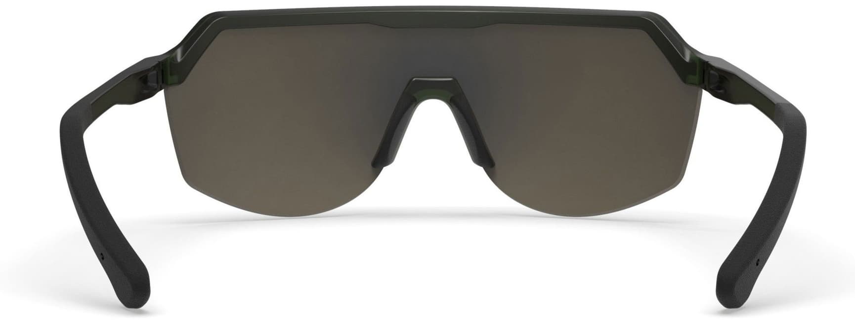 Blank Sunglasses Moss Green with Brown Lens, view: 2