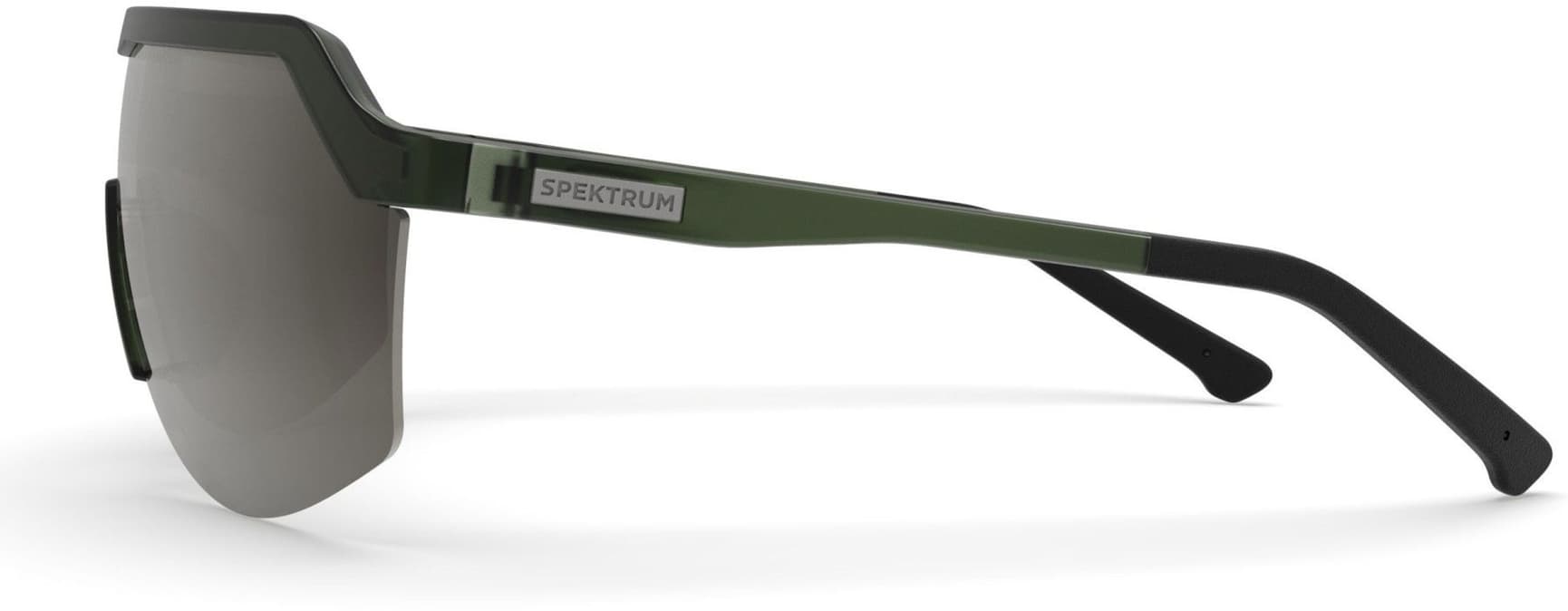 Blank Sunglasses Moss Green with Brown Lens, view: 1