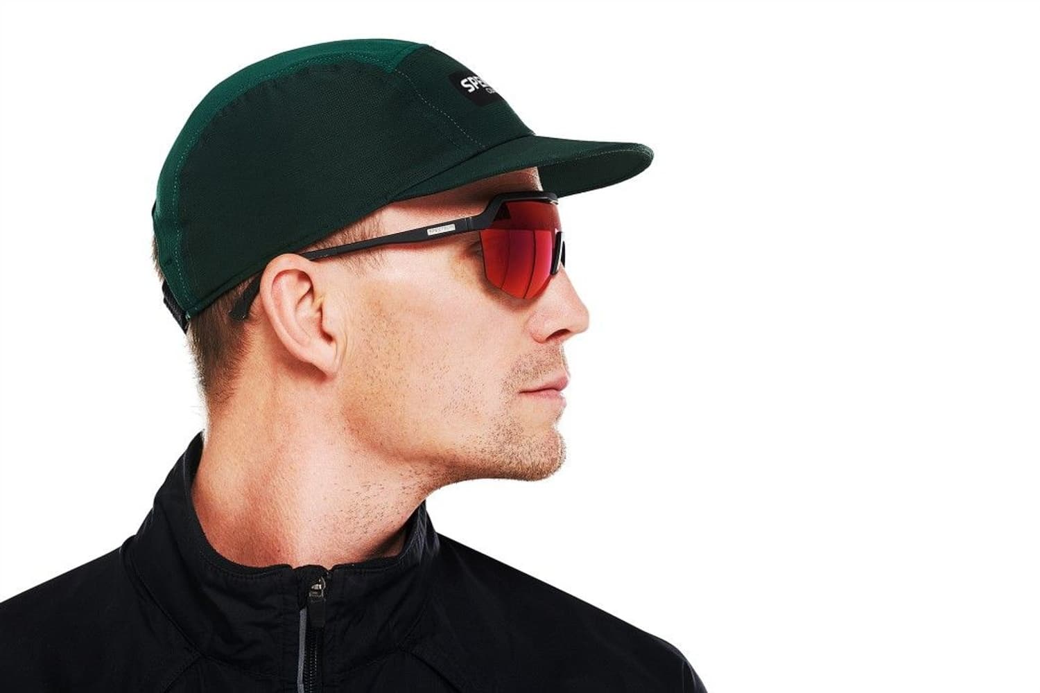 Blank Sunglasses Moss Green with Infrared Lens, view: 9