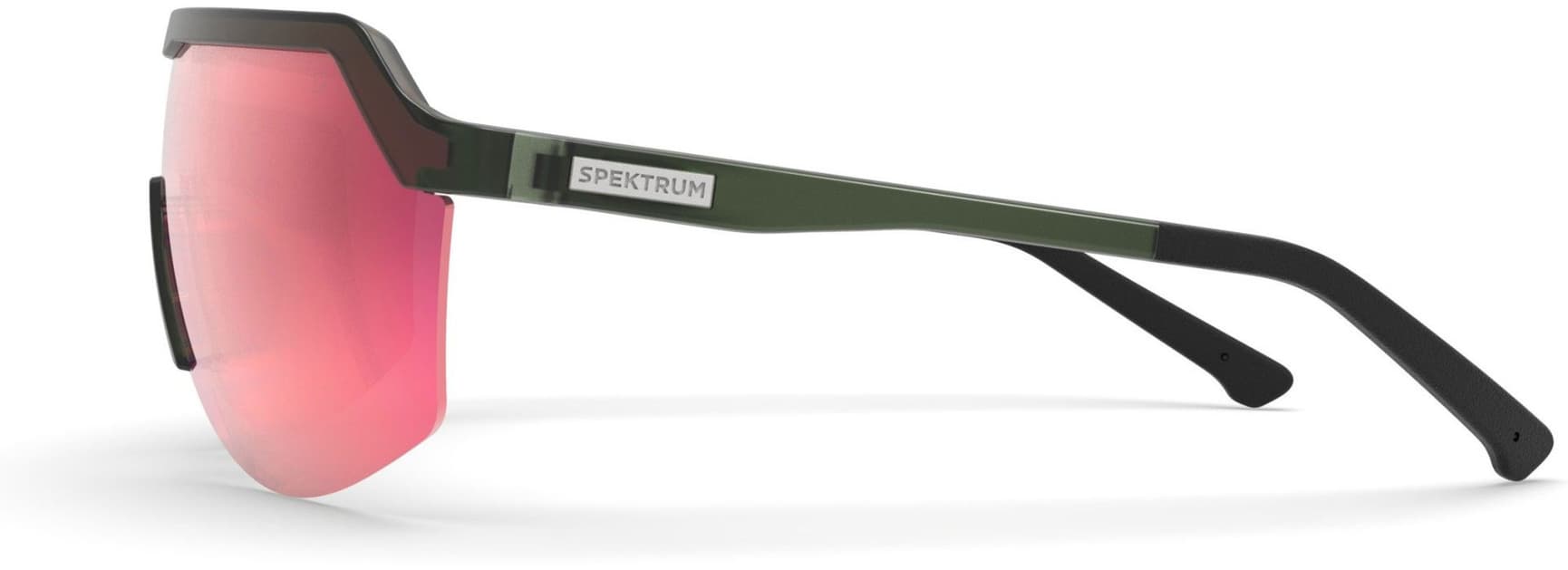 Blank Sunglasses Moss Green with Infrared Lens, view: 1