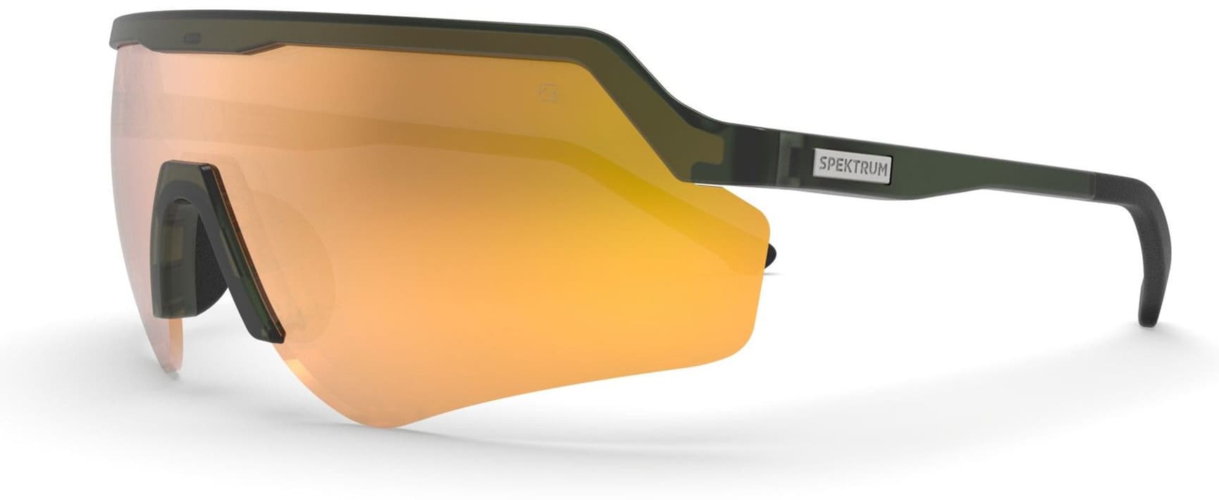 Blankster Sunglasses Moss Green with Gold Lens, view: 0