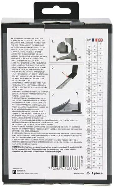 Sizer Mätsticka för skor, view: 4