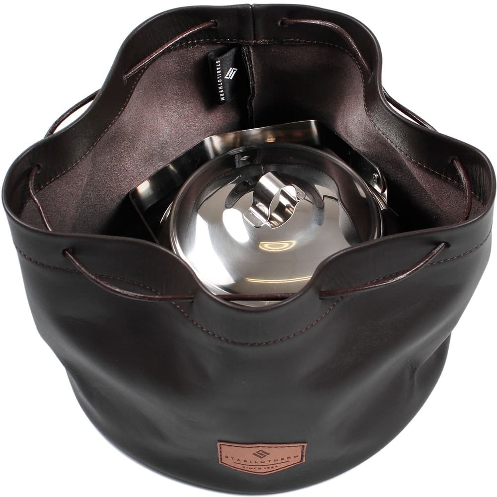 Kaffepannefodral i läder, view: 4